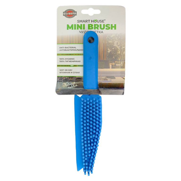 Щетка mini + скребок RS100 (синий)