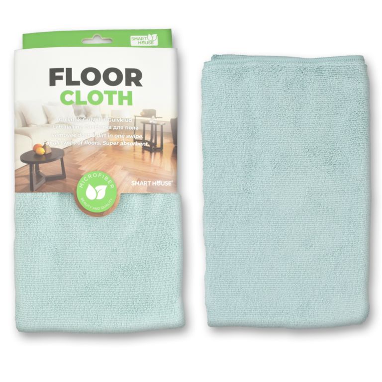 Салфетка SH для мытья полов Clean floor (зеленый) 50х60см.(NEW)